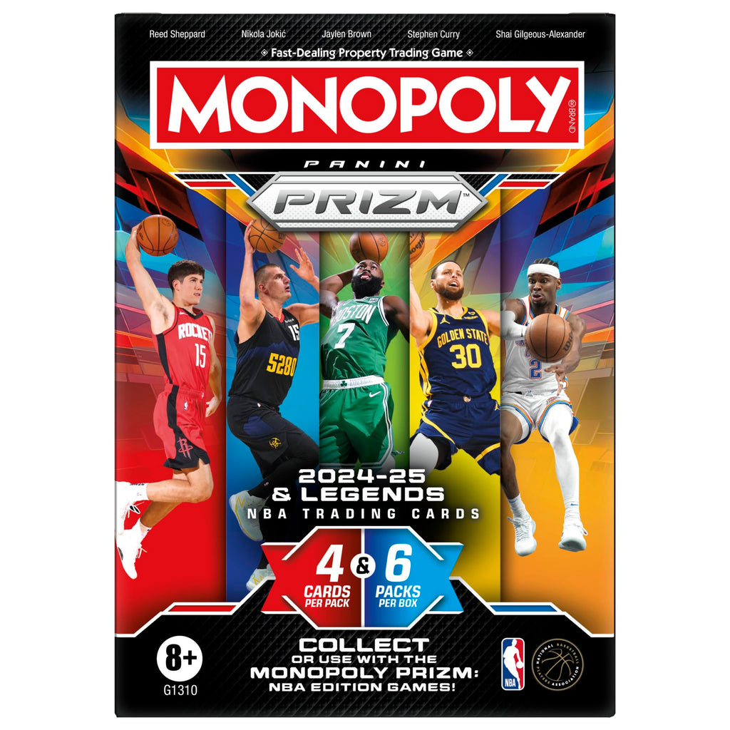 Monopoly Prizm 2024-25 NBA Panini Trading Cards - Sealed Blaster Booster Box