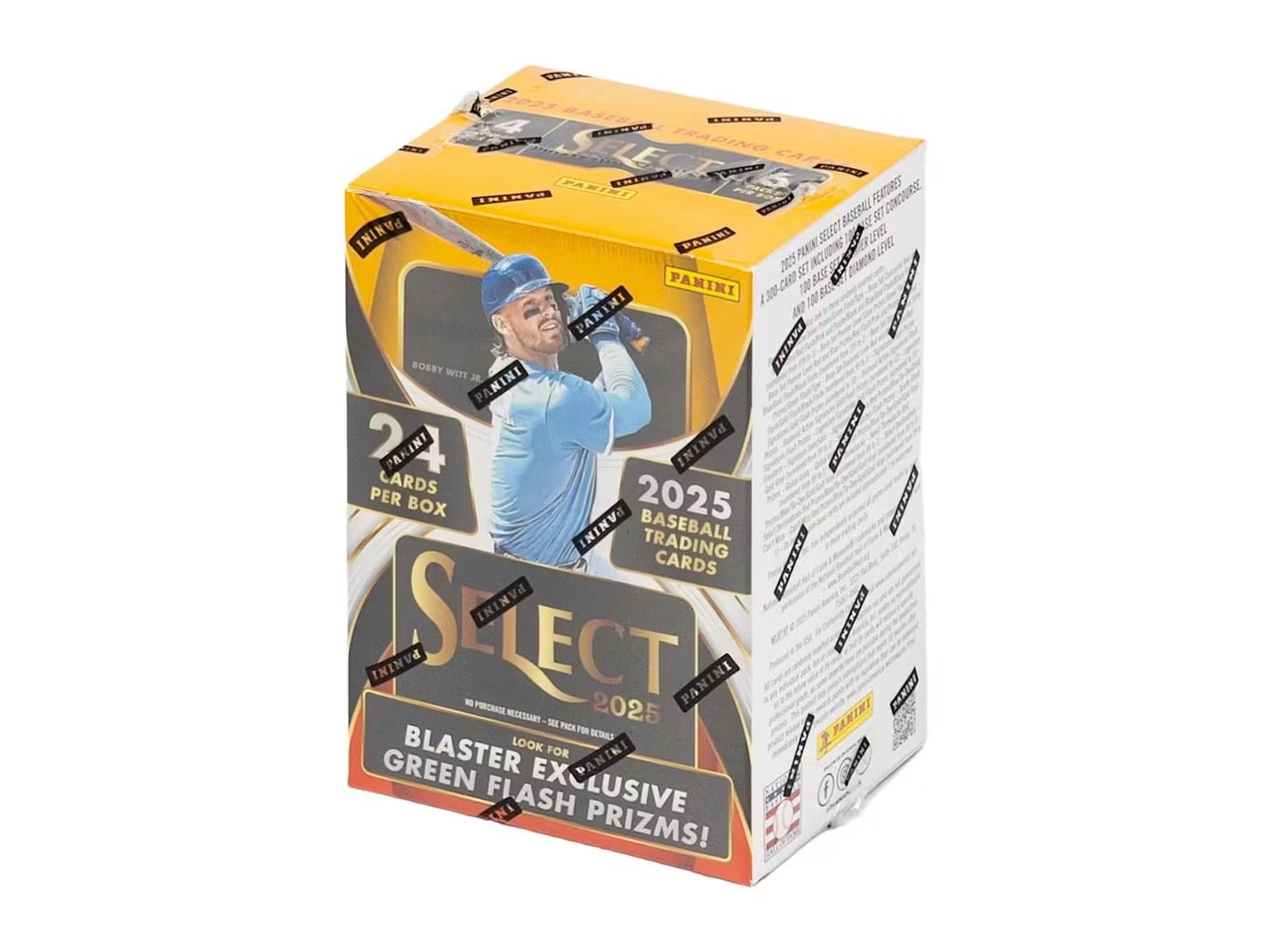2025 Panini Select Baseball Hobby Blaster Trading Card Box (Chase Hobby Blaster Exclusive Green Flash Parallels)