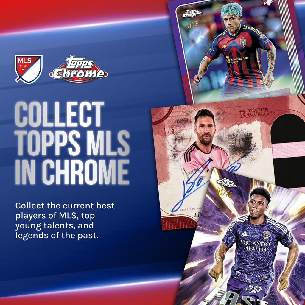 Topps Chrome MLS 2025 - Factory Sealed - Value Box