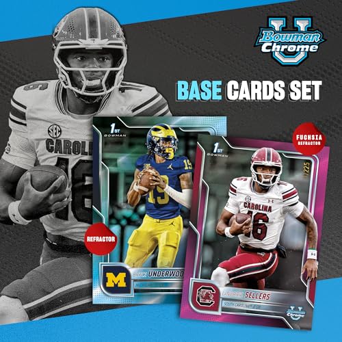 2025 Bowman University Chrome Football - Factory Sealed