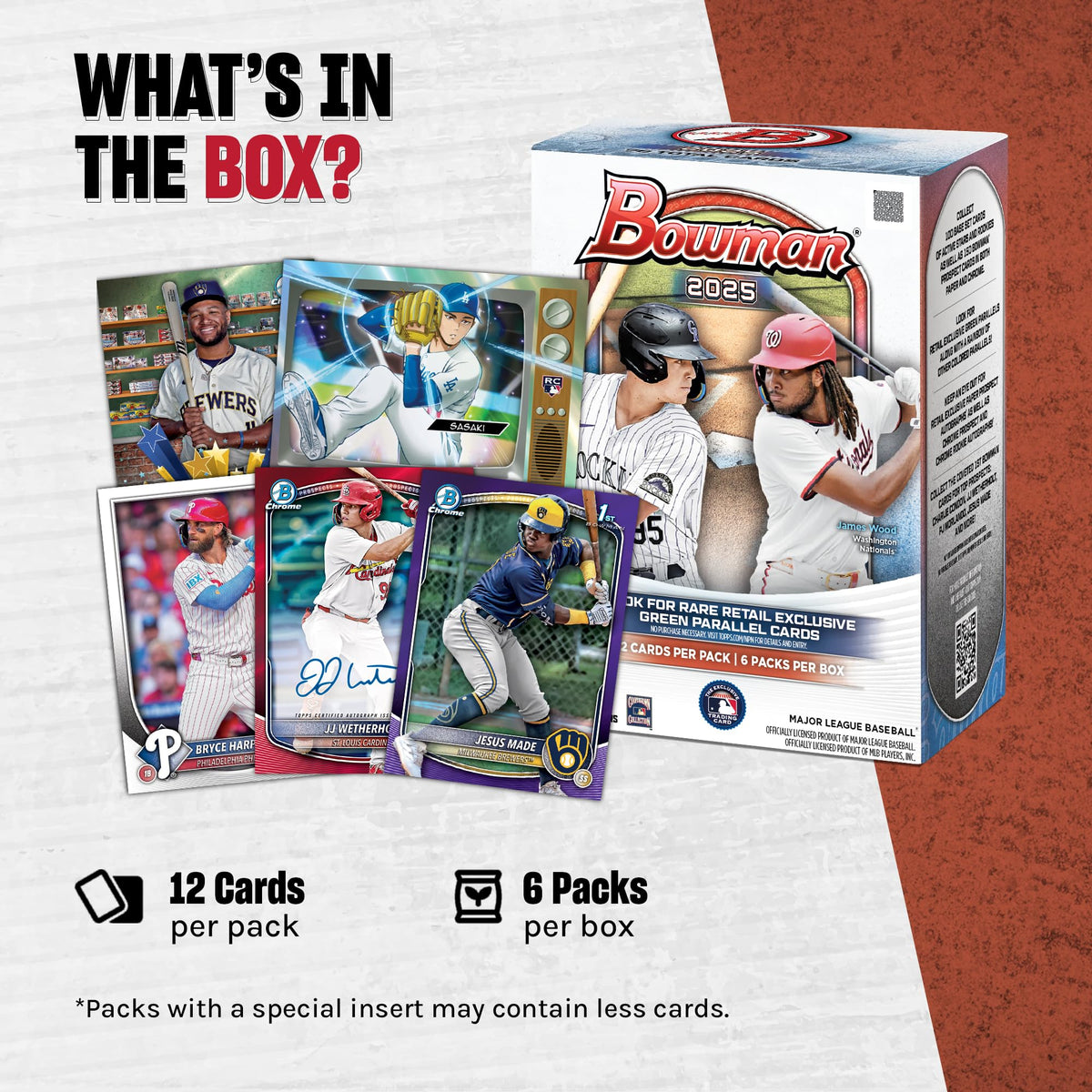 2025 Bowman MLB Baseball - Factory Sealed - Value Box