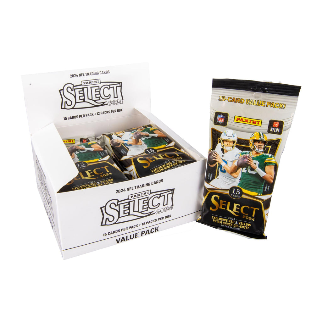 2024 Panini Select Football Trading Cards Fat Pack 12ct Box