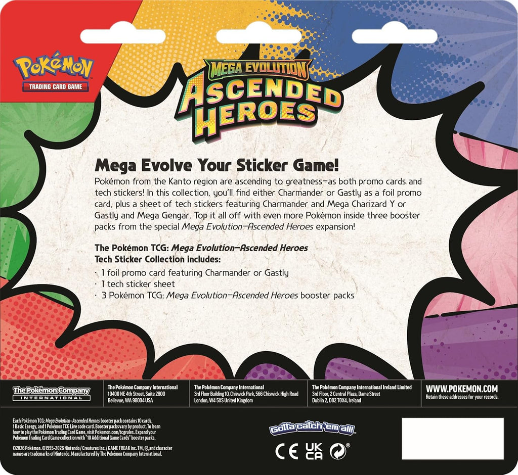 Pokémon TCG: Mega Evolution—Ascended Heroes Tech Sticker Collection