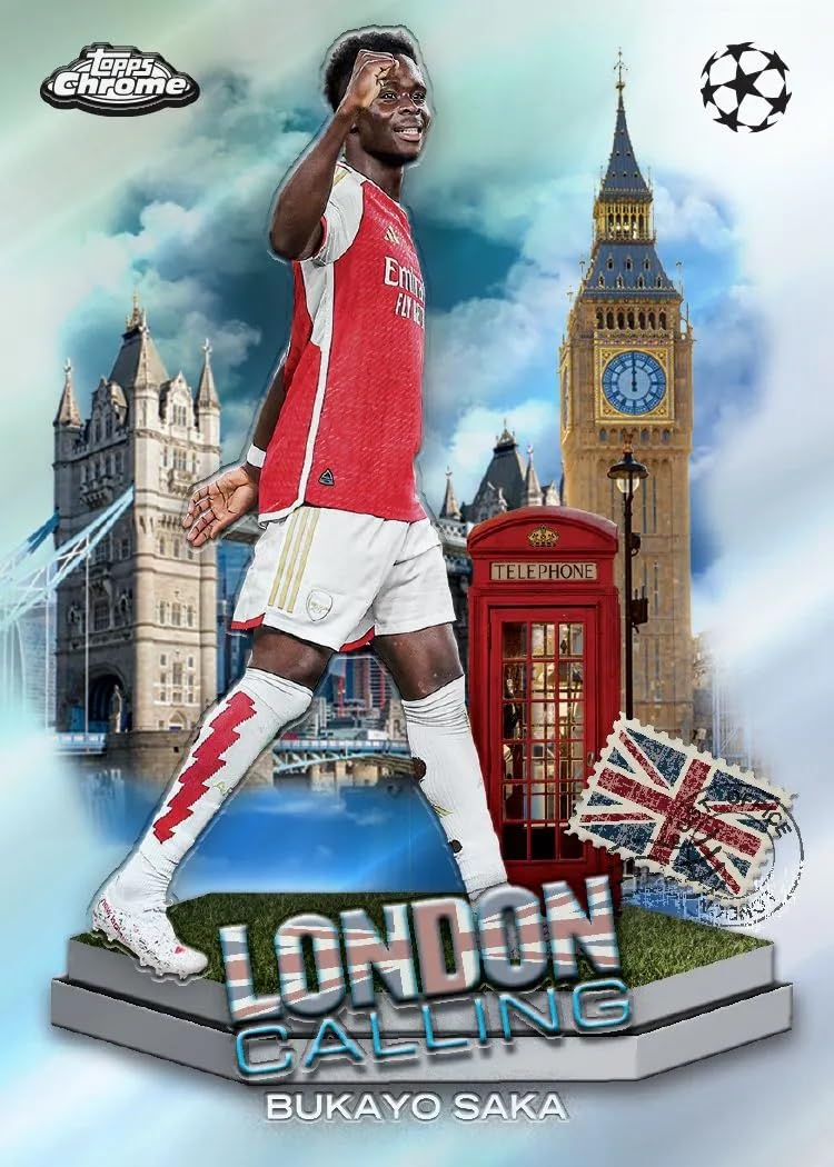Topps Chrome UEFA Club Competitions Hobby 2024 Chrome Club Competition Hobby
