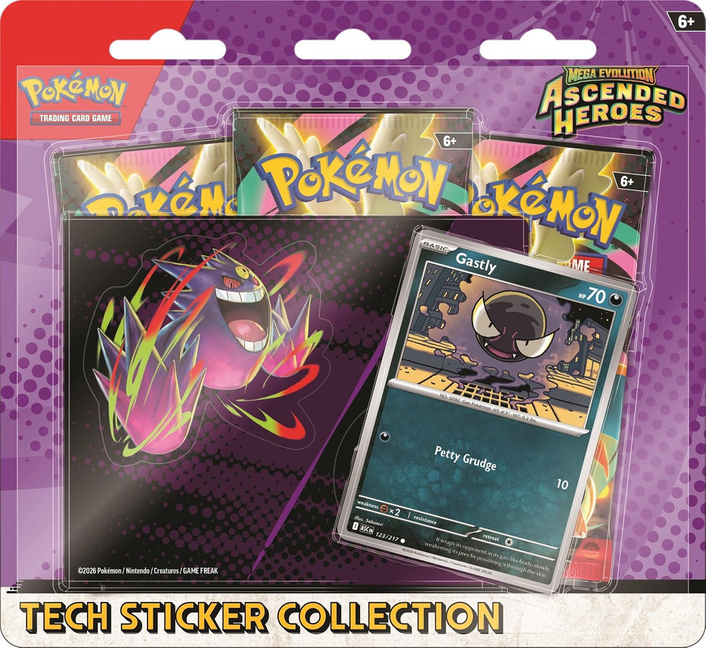 Pokémon TCG: Mega Evolution—Ascended Heroes Tech Sticker Collection