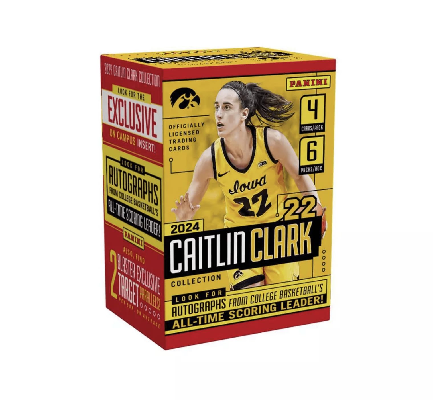 Panini Caitlin Clark Collection Basketball Trading Card Blaster Box