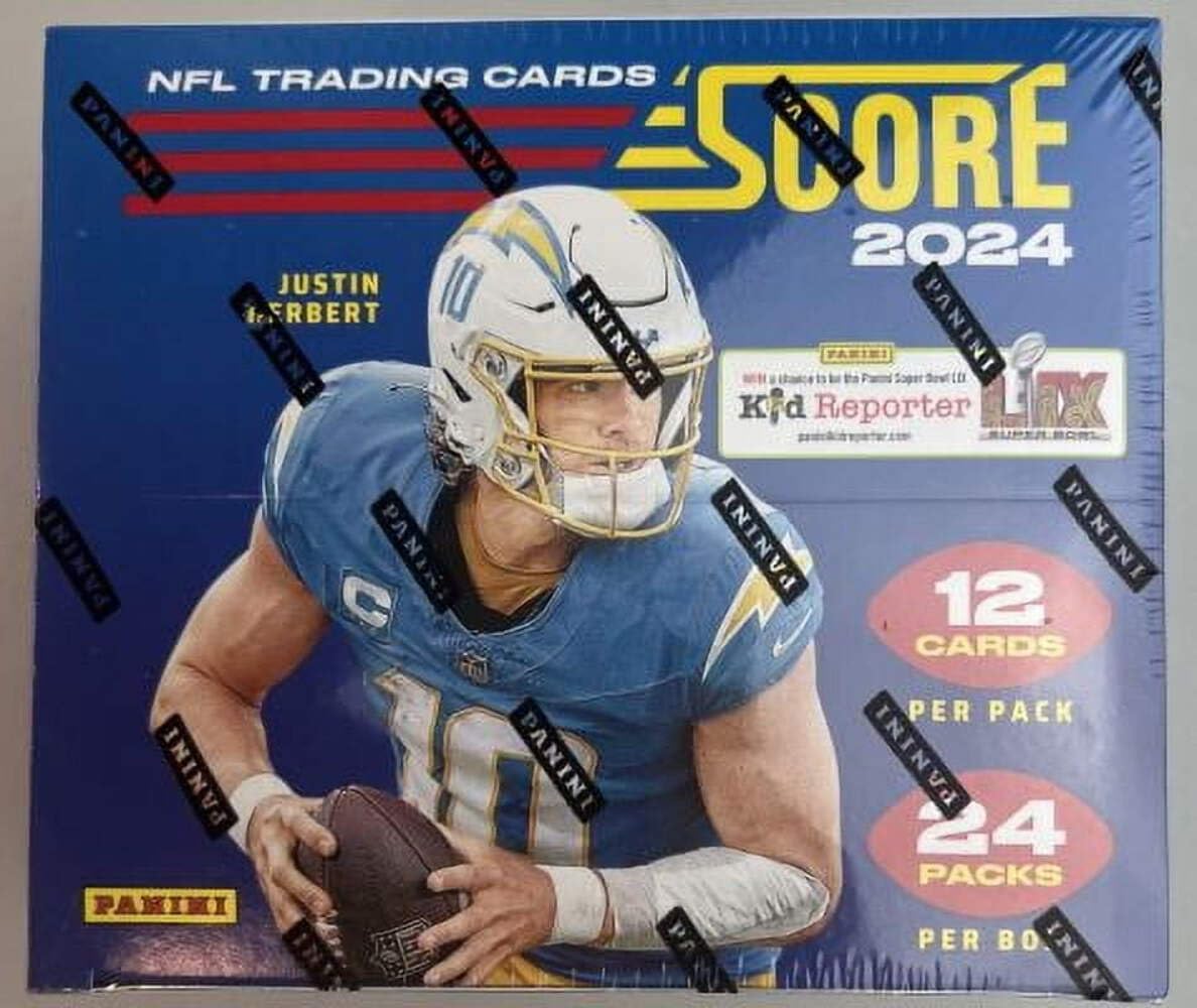 2024 Panini Score Football NFL Trading Card Retail Box 24 Packs Per Box