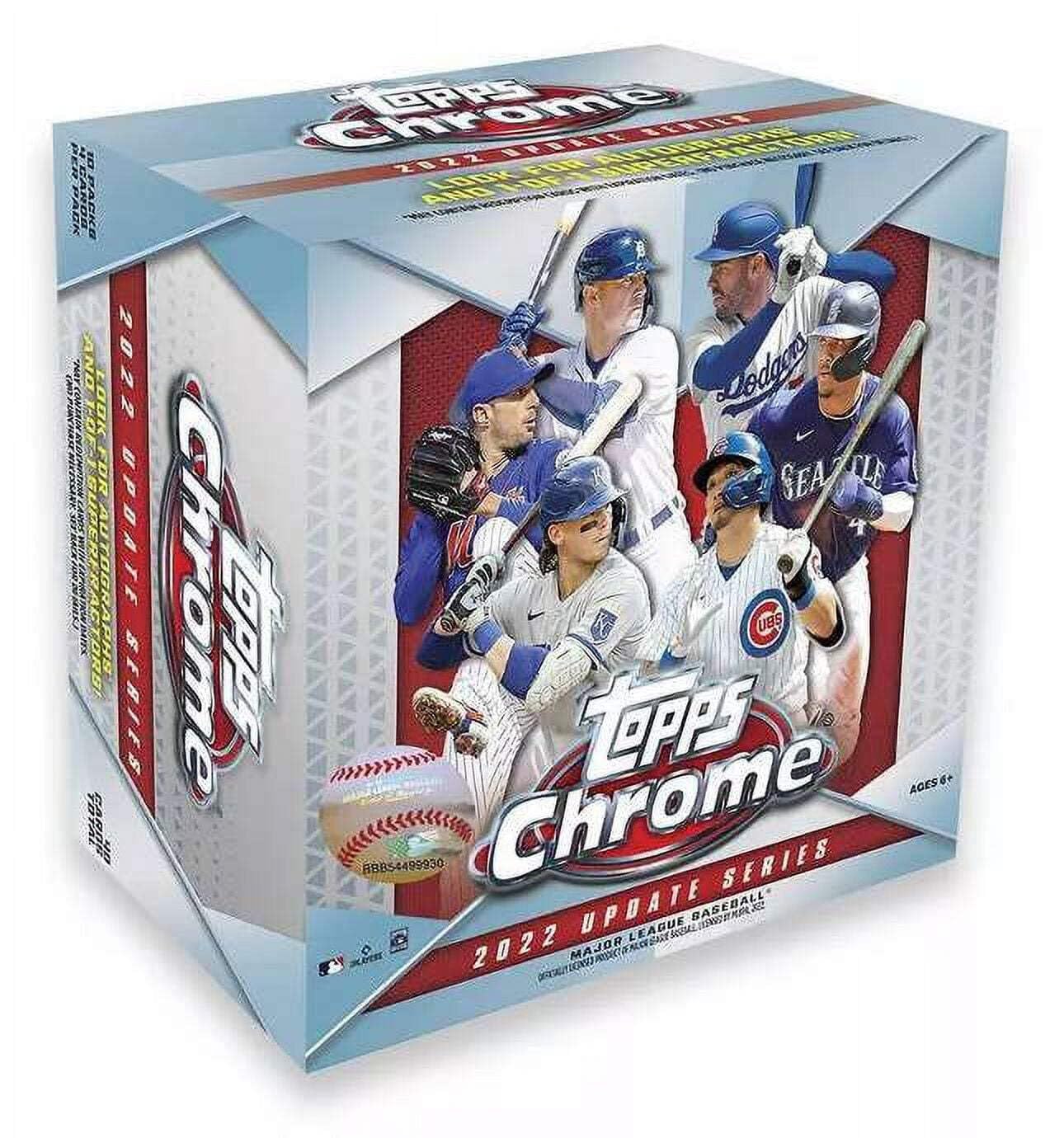 2022 Topps MLB Chrome Updates Baseball Trading Card Mega Box