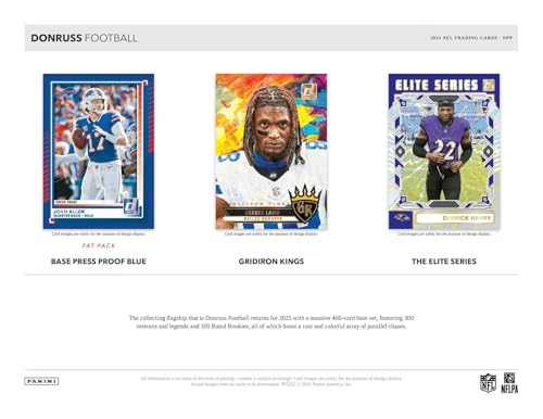 Panini 2025 Donruss Football Retail 24-Pack Box