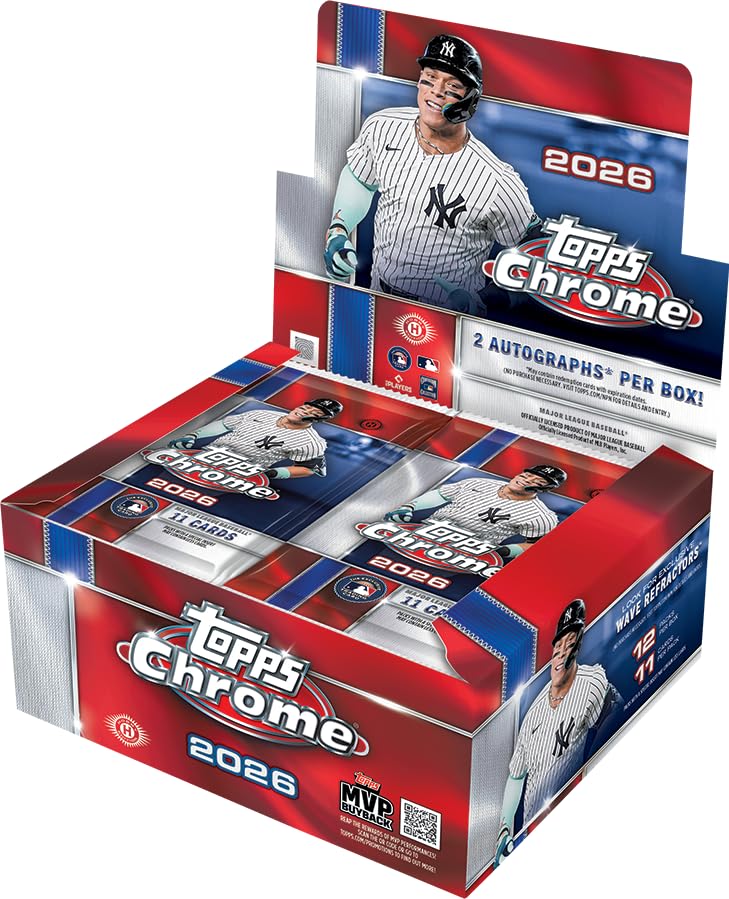 MLB 2026 TOPPS Chrome Baseball Jumbo Box