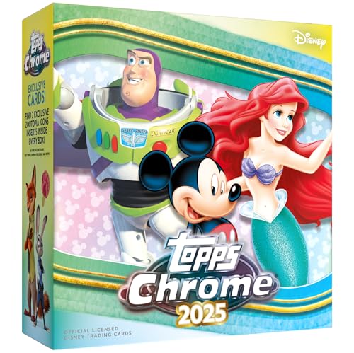 2025 Topps Chrome Disney - Factory Sealed - Mega Box