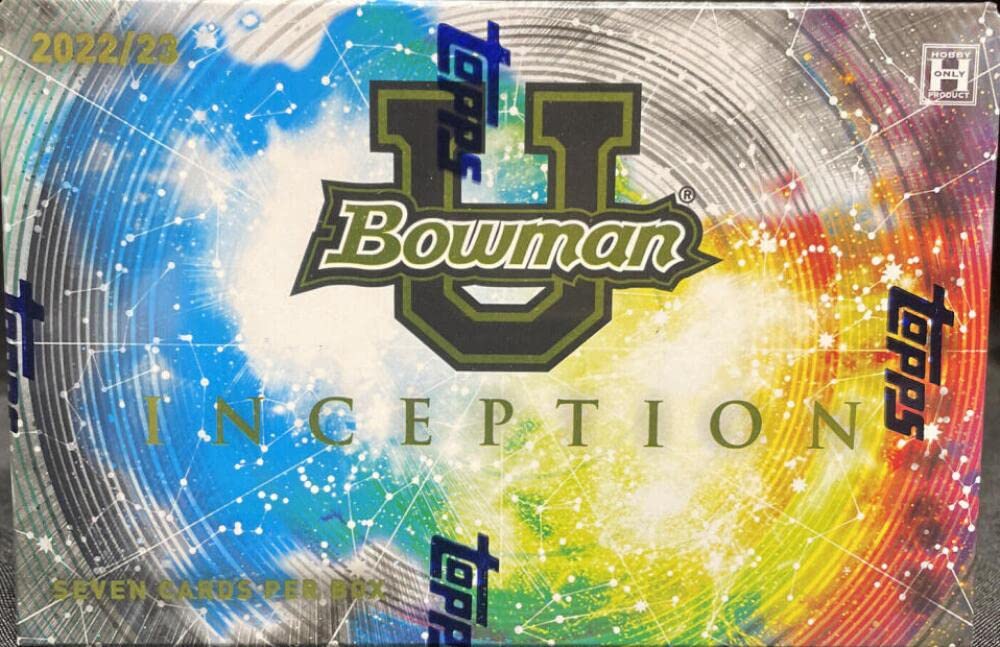 2022-23 Bowman University Inception Multi-Sport Hobby Box (1 Pack/7 Cards: 2 Autos)