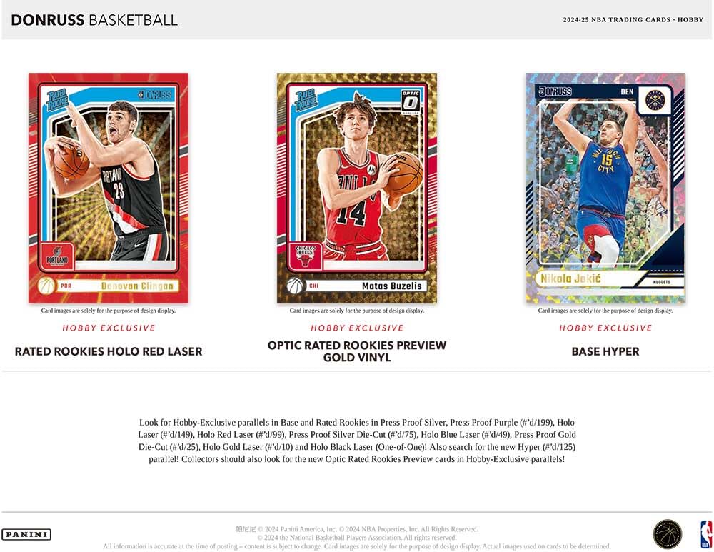 2024-25 Panini Donruss Basketball Hobby Blaster Box Panini Donras Basketball Hobby Blaster Box