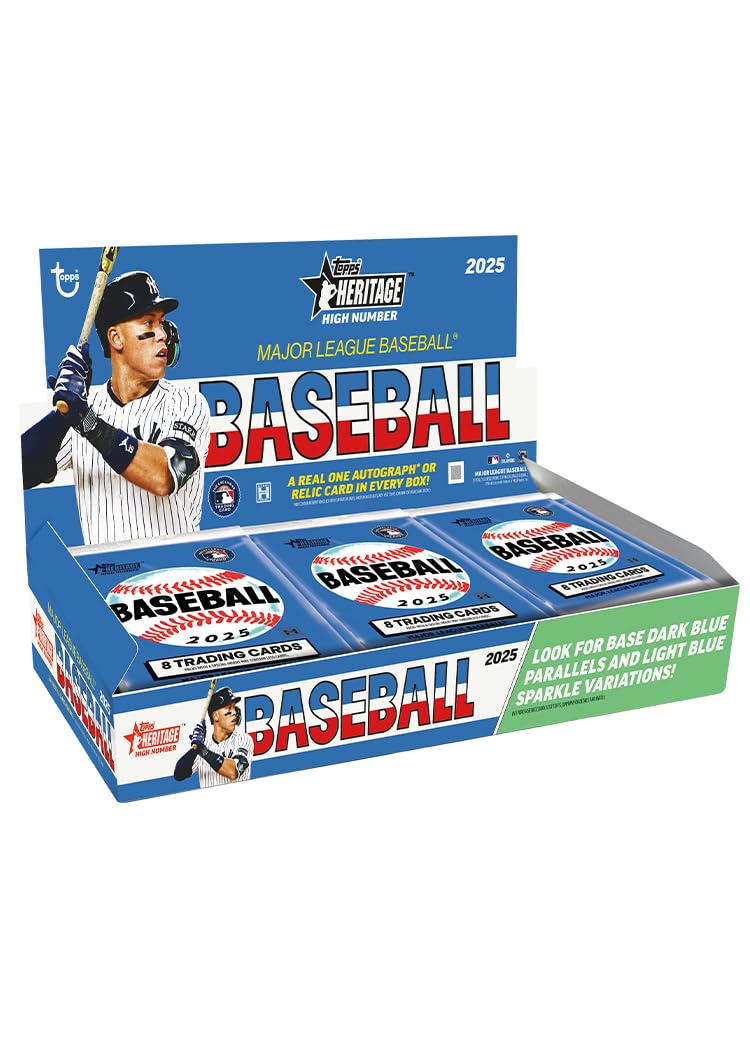 2025 TOPPS Heritage HIGH Number Hobby Box