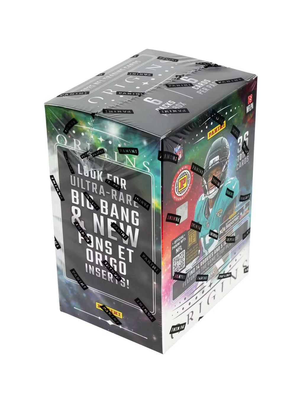2025 Panini Origins Football International 6-Pack Blaster Trading Card Box (Find 14 Rookies Per Box)