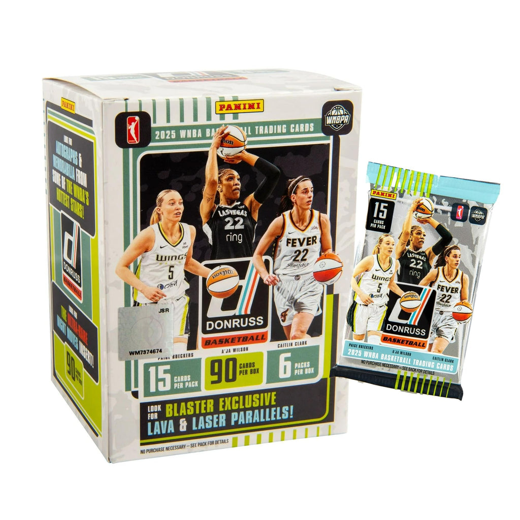 2024–25 Panini Donruss WNBA Basketball Blaster Box – Official Trading Cards – Includes Rookie Cards, Inserts & Parallels – Sealed Retail Box