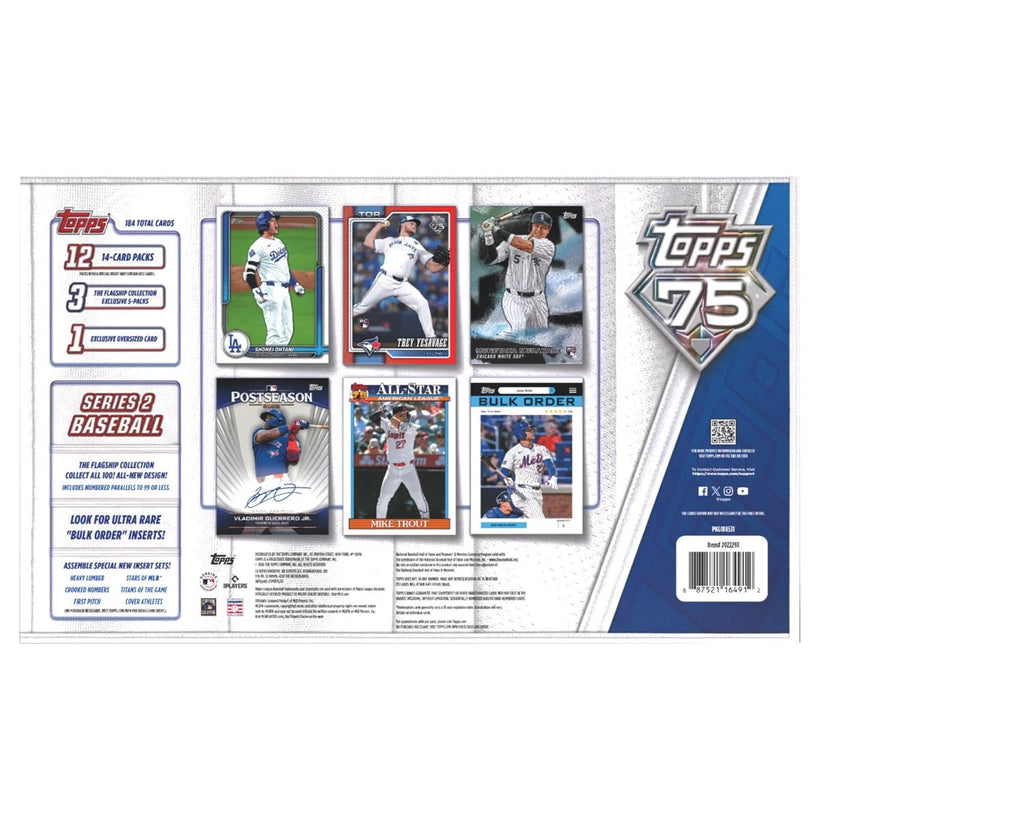 2026 Topps Baseball Series 2 Trading Card Super Box Flagship Collection (3 Exclusive Flagship Collection 5 Card Packs)
