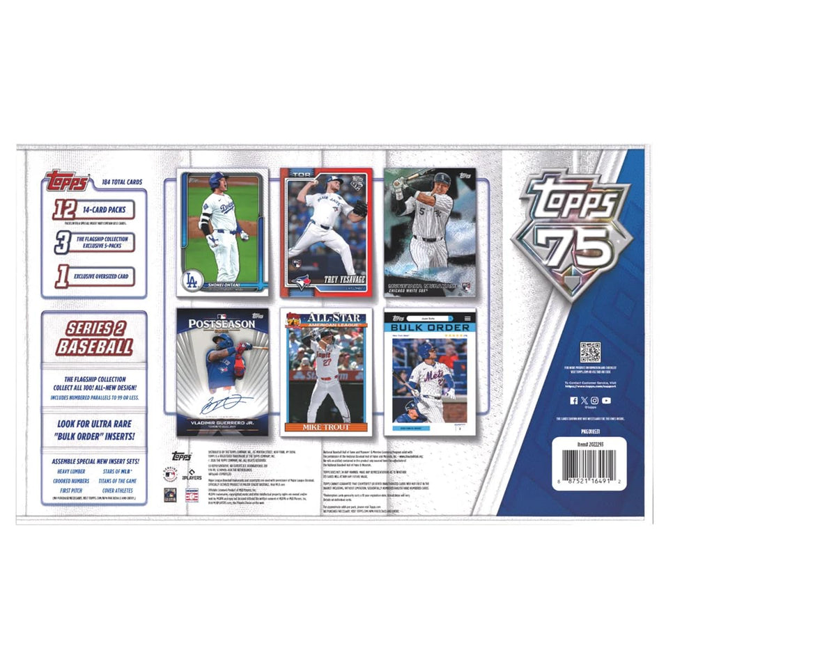 2026 Topps Baseball Series 2 Trading Card Super Box Flagship Collection (3 Exclusive Flagship Collection 5 Card Packs)