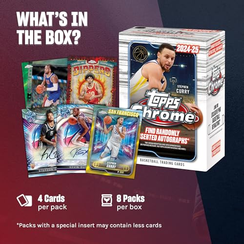 2024-25 Topps Chrome Basketball - Factory Sealed