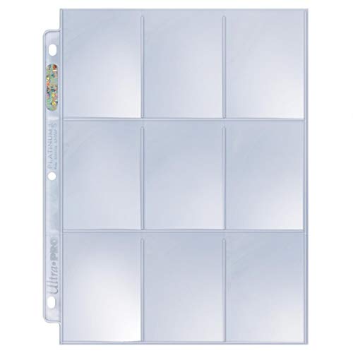 Ultra Pro Platinum Series 9-Pocket Pages for Trading Cards