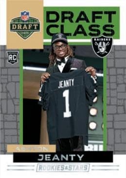2025 Panini Rookies & Stars Football 6-Pack Hobby Blaster Trading Card Box (1 Autograph or Memorabilia Card Per Box)