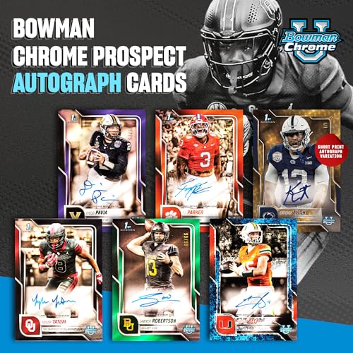 2025 Bowman University Chrome Football - Factory Sealed