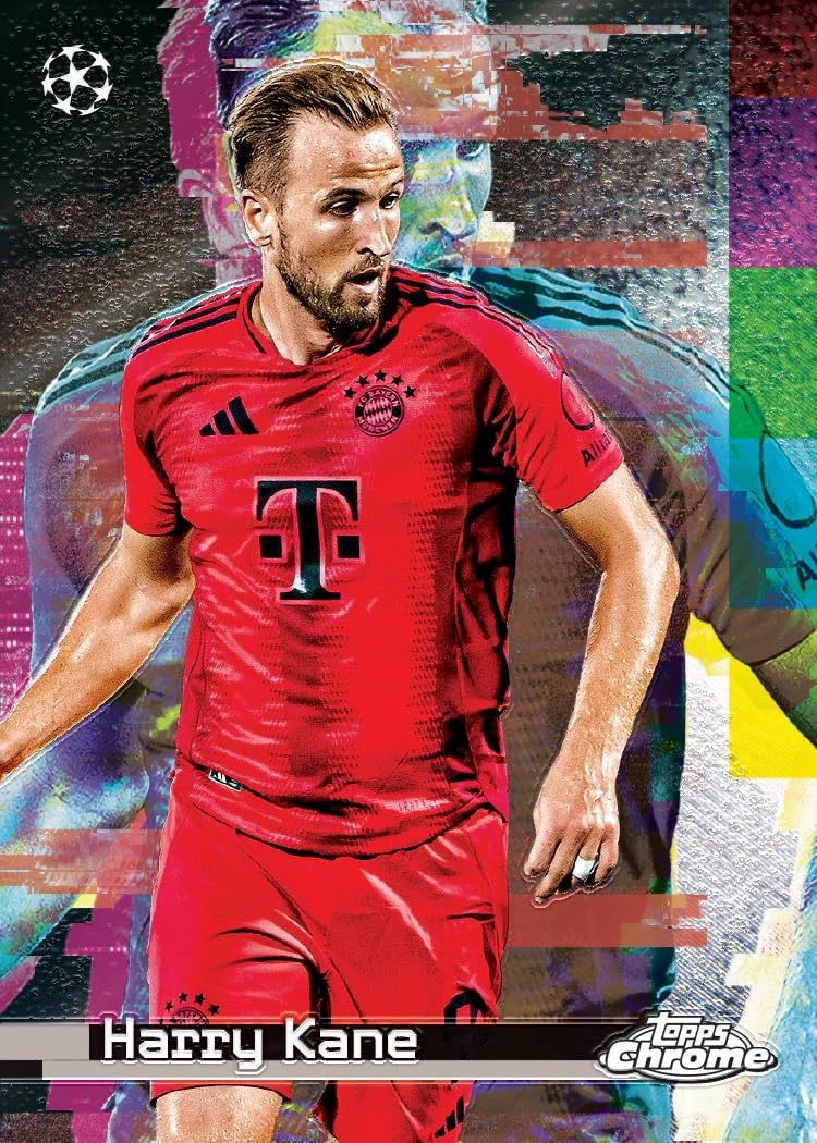 Topps 2024-25 Chrome UEFA Club Competitions Cards Hobby BOX (20 Packs Each)
