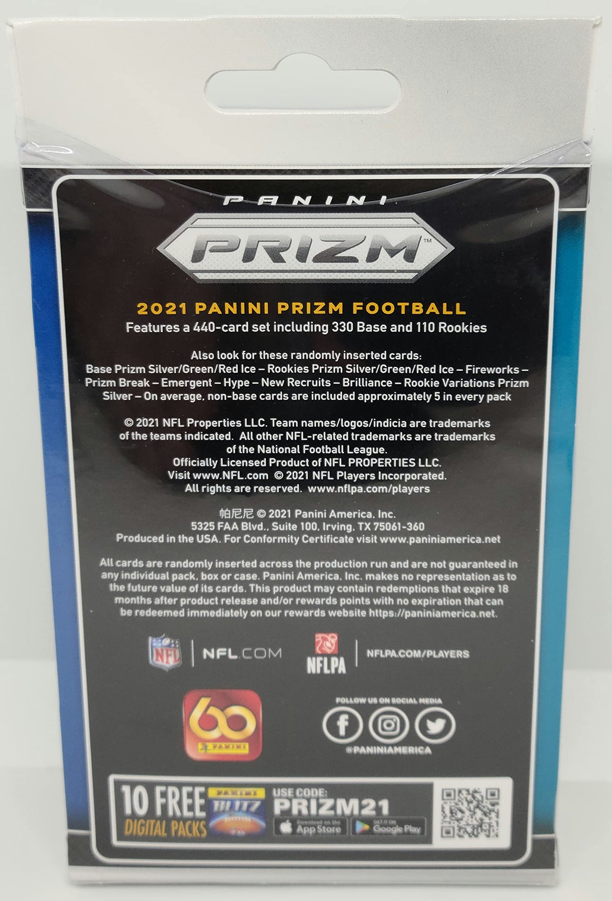 2021 Panini Prizm Football Hanger Box