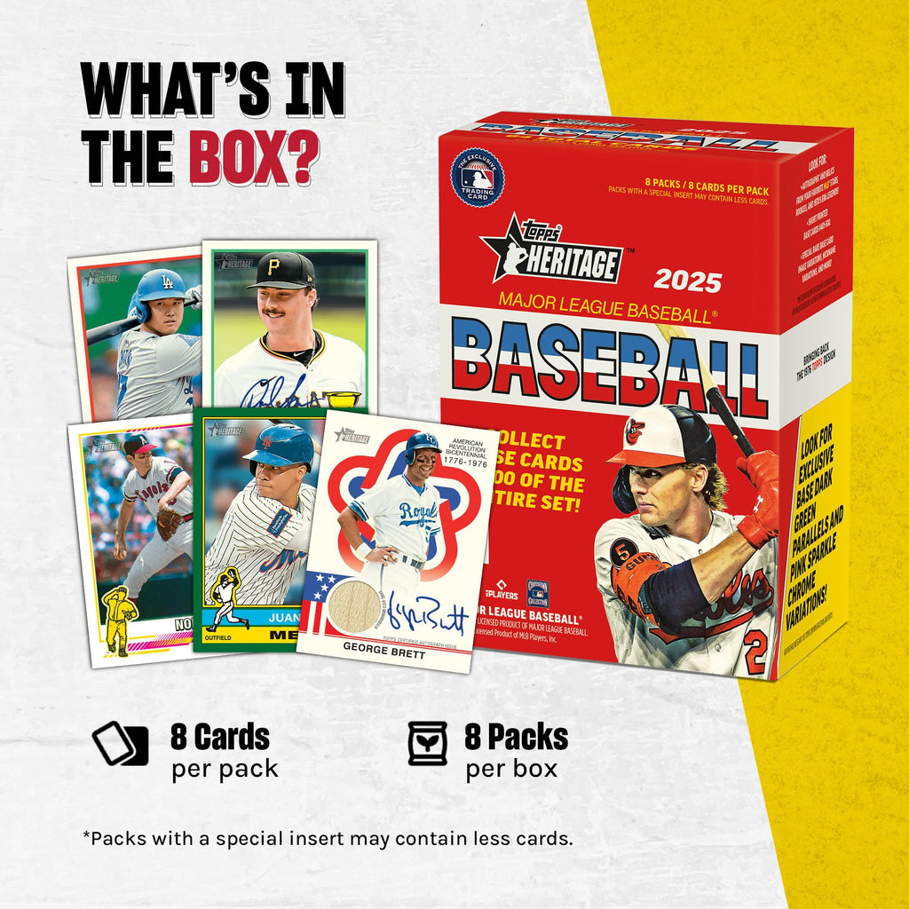 Topps 2025 Heritage Baseball - Value Box