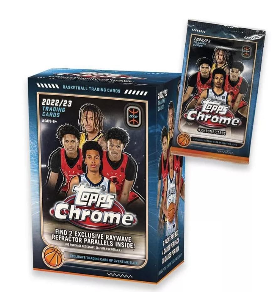 2022/23 Topps Chrome Overtime Elite Basketball Value Box