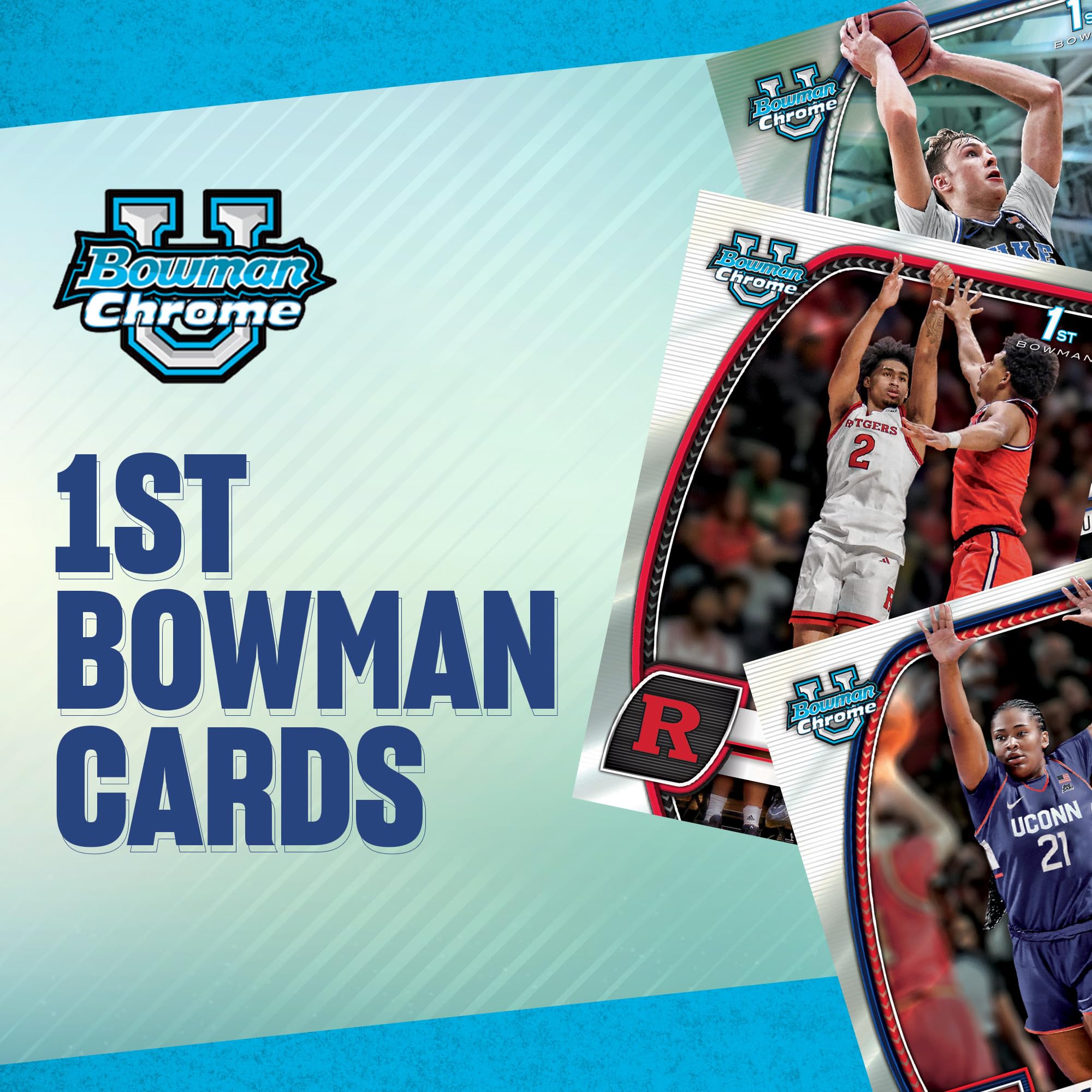 2024/25 Bowman University Chrome Basketball Factory Sealed Mega Box - College Team Sets