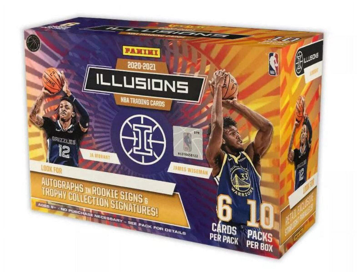2020-21 Panini Illusions Basketball Trading Cards Mega Box (60 cards per box)
