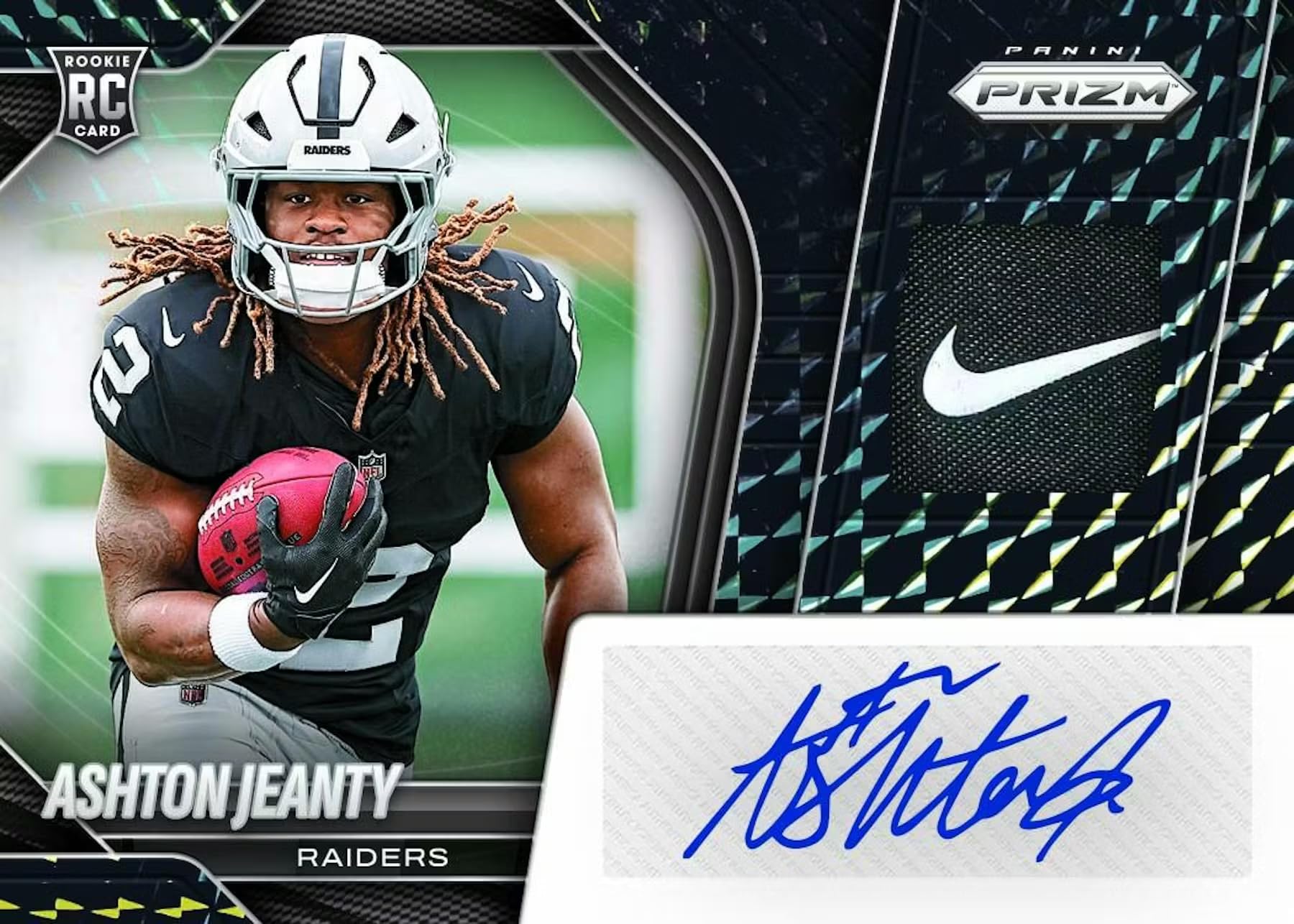 2025 Panini Prizm Football Hobby Trading Card Box (2 Autographs Per Box)