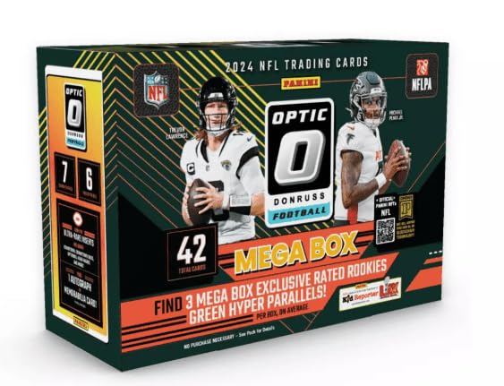 Green Hyper Parallels Panini Optic Football Mega Box
