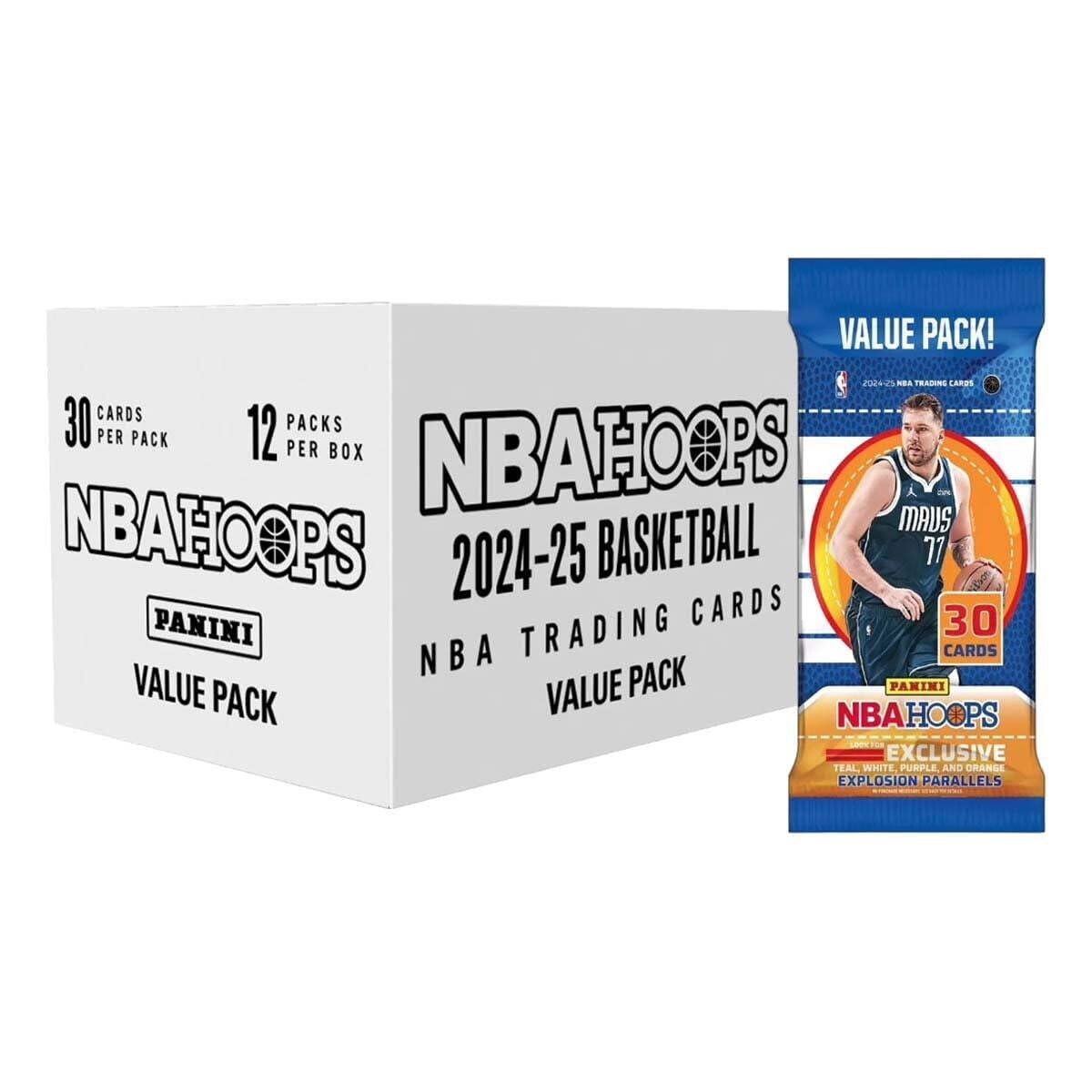 2024-25 Panini NBA Hoops Basketball Value Pack Box