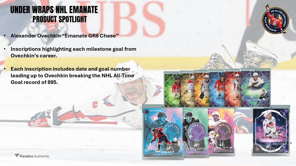 Under Wraps Fanatics 2025-26 Emanate Hockey Autographed Hobby Trading Card Box