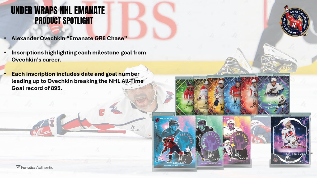 Under Wraps Fanatics 2025-26 Emanate Hockey Autographed Hobby Trading Card Box