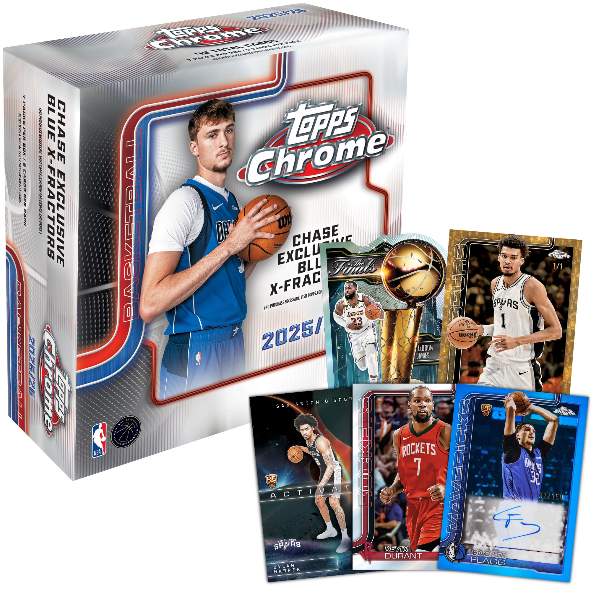 2025-26 Topps Chrome Basketball - Factory Sealed - Value Box & Mega Box