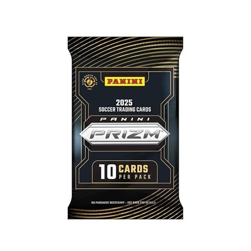 2025 Panini Prizm Club World Cup Soccer Mega Box – FIFA Trading Cards – Includes Mega Box Exclusive Prizms, Rookies & Inserts – Official Panini Retail Set