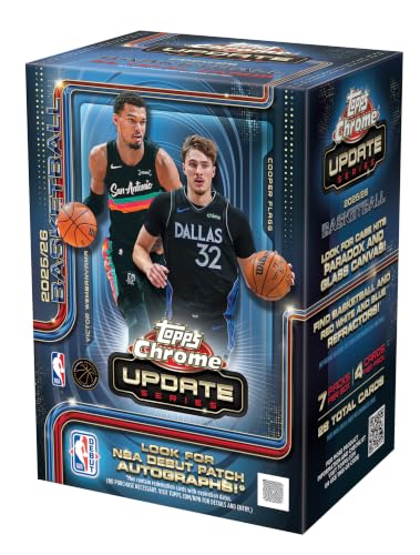 2025-26 Topps Chrome Updates NBA Basketball - Factory Sealed - Value Box