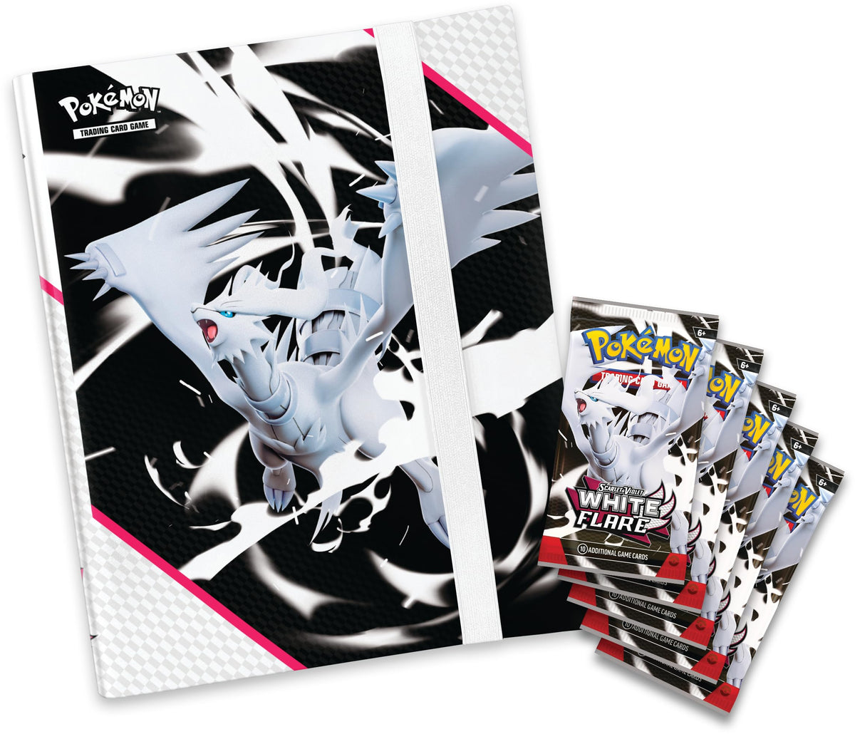 Pokemon TCG Scarlet & Violet 10.5 White Flare Binder Box