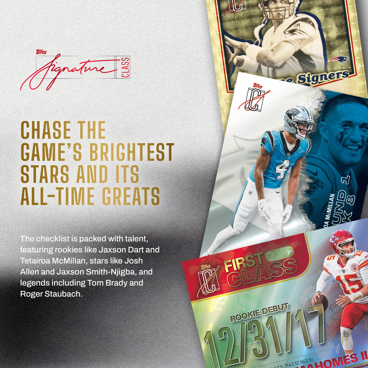 2025 Topps NFL Signature Class Football - Factory Sealed - Value Box