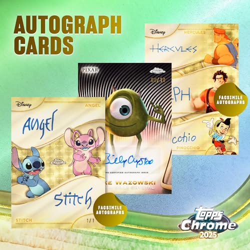 2025 Topps Chrome Disney - Factory Sealed - Mega Box