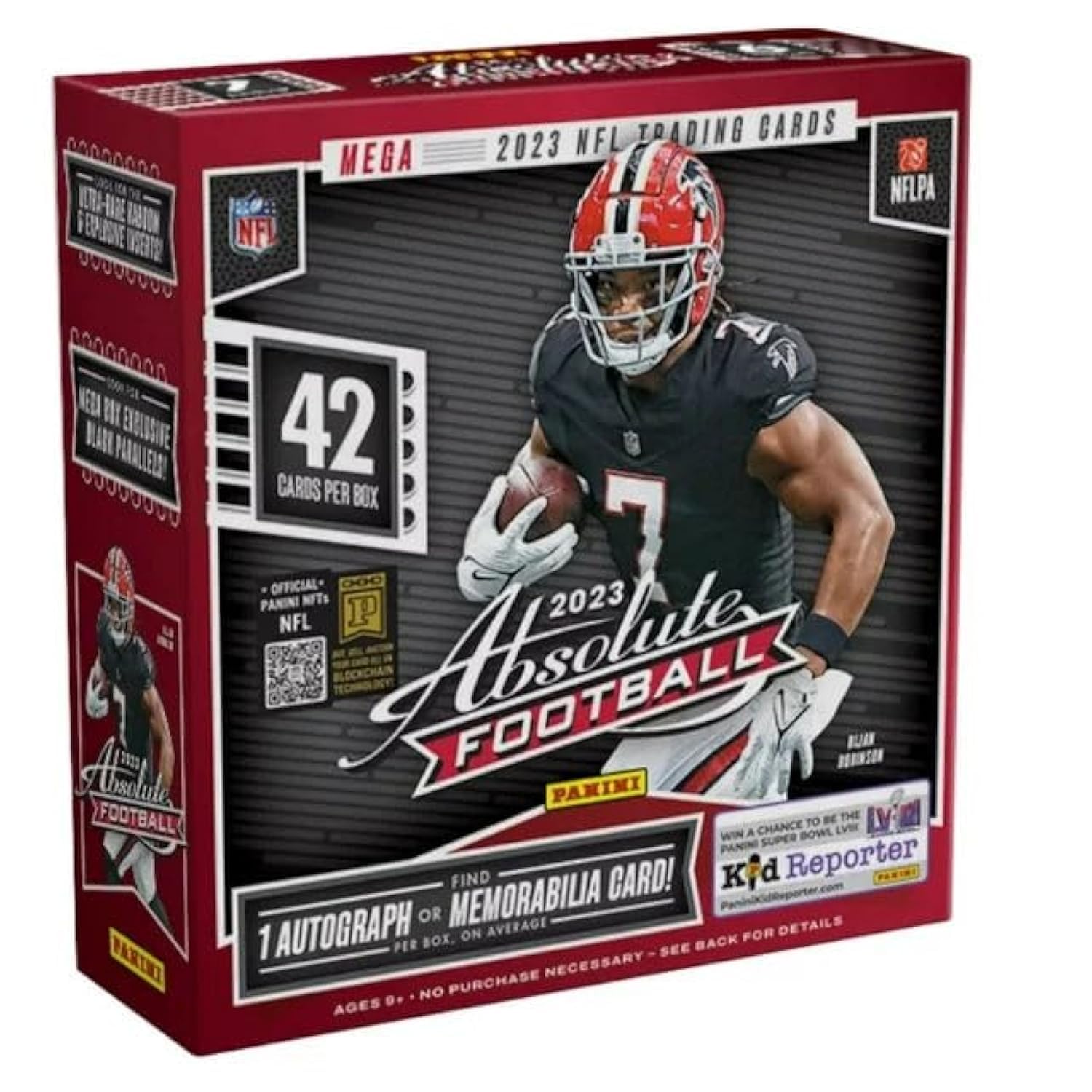 2023 Panini Absolute Football Mega Box, 6 Years+, Multicolor
