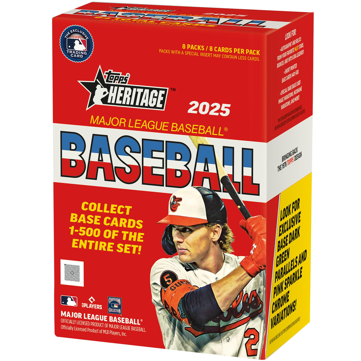 Topps 2025 Heritage MLB Baseball - Value Box