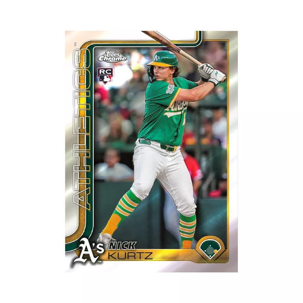 Topps 2025 MLB Chrome Updates Baseball Trading Card Mega Box