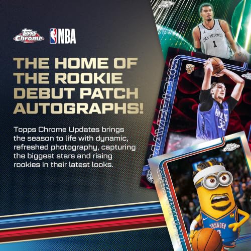 2025-26 Topps Chrome Updates NBA Basketball - Factory Sealed - Value Box