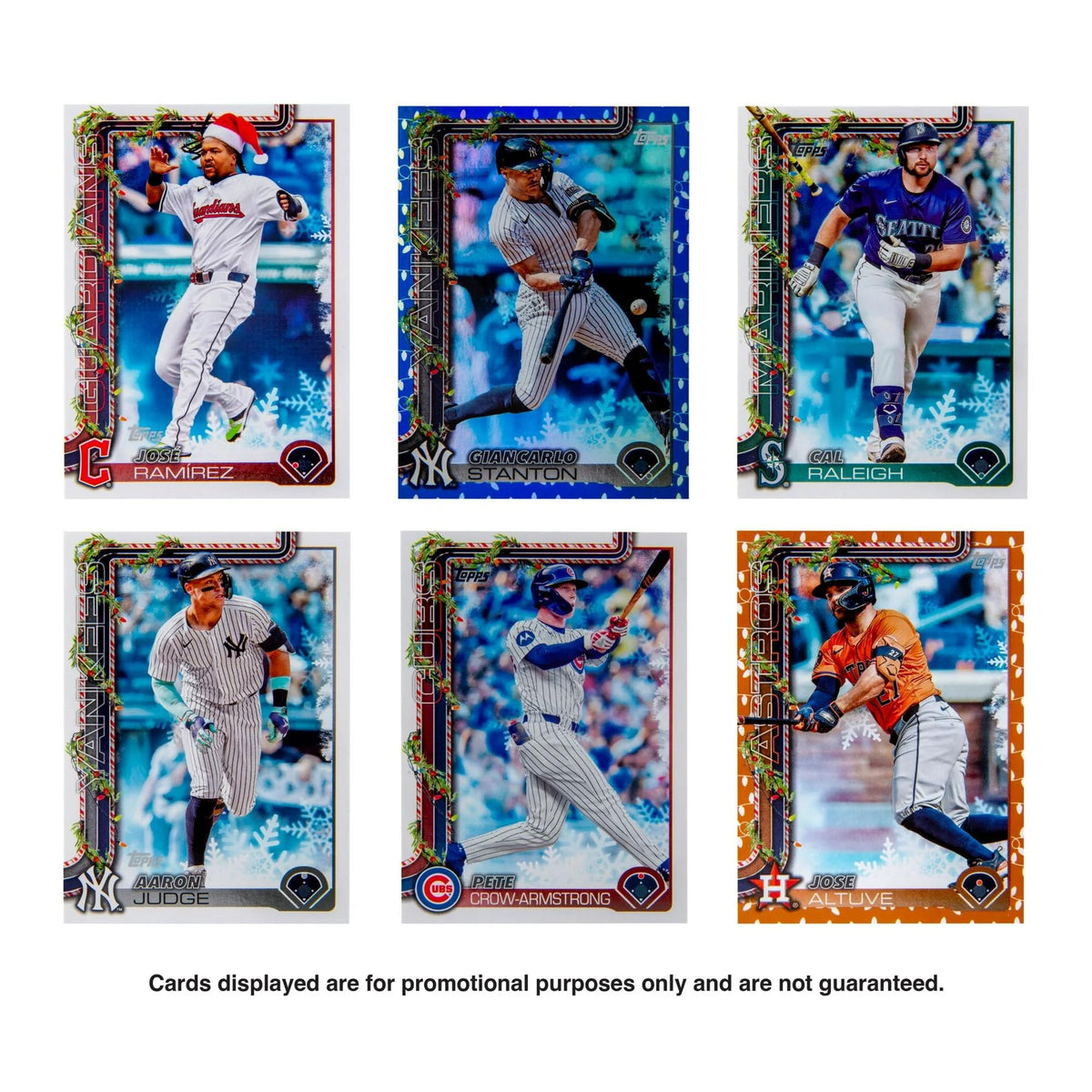 2025 Topps Holiday Baseball Trading Cards Collectors Tin