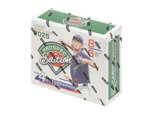 2025 Panini Prospect Edition Baseball Hobby Trading Card Box (4 Autographs Per Box)