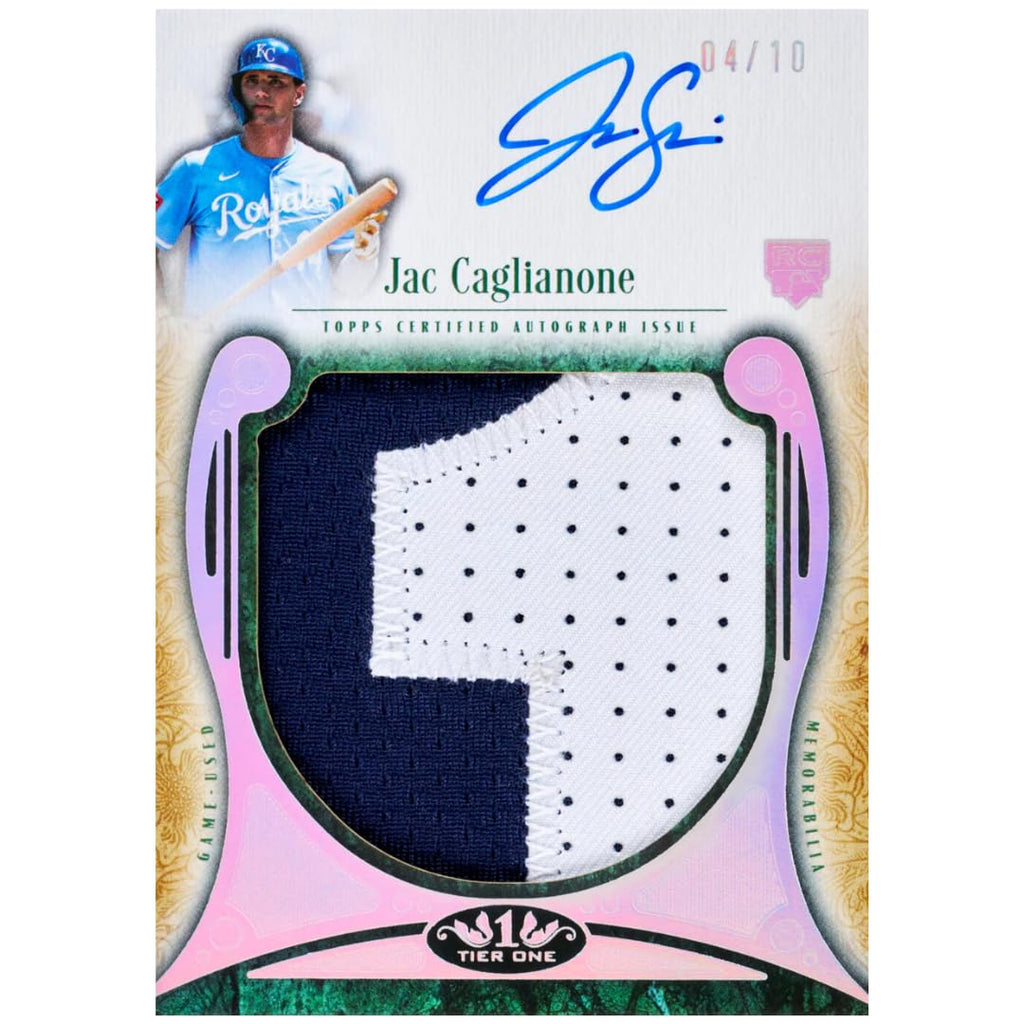 2026 Topps Tier One Baseball - Premium Hobby Box - 2 Autograph Cards - 1 Relic - Chance for Multi Signed Auto Cards - Oversized Patches - MLB - Stars, Legends, and Rookies - Factory Sealed